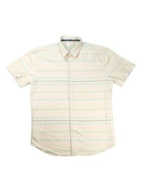 DAY & AGE Men’s XL Striped Button Front Shirt Coastal Casual
